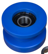 PIN ELEVATOR ROLLER WITH BEARING BLUE