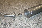 REAR ROLLER WITH REPLACEABLE SHAFT
