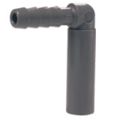 ELBOW - 5/16 HOSE BARB x 3/8 STEM (FOR DRAIN HOSE)