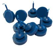 BIN BUMPER BLUE URETHANE WITH PULL THROUGH BG10